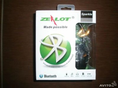 Лот: 4307473. Фото: 1. Bluetooth гарнитура Zealot Sparkle... Красноярск
