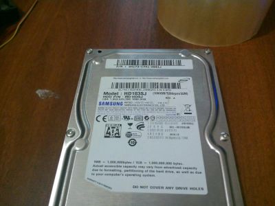 Лот: 6454645. Фото: 1. Жесткий диск Samsung на 1 Тб... Жёсткие диски (HDD)