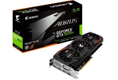 Лот: 25130588. Фото: 1. Видеокарта Aorus GTX 1070Ti. Видеокарты