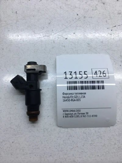 Лот: 20378034. Фото: 1. Форсунка топливная Honda Fit 2002... Топливная система