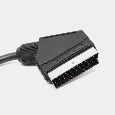 Лот: 22144179. Фото: 1. КАБЕЛЬ SPARKS SCART-SCART 3м. Шнуры, кабели, разъёмы