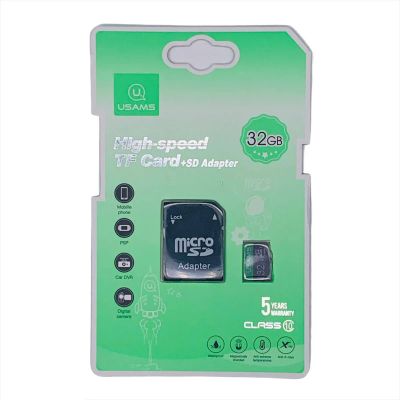 Лот: 22149974. Фото: 1. КАРТА ПАМЯТИ USAMS microSDHC+АД... Карты памяти
