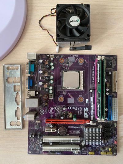 Лот: 23536622. Фото: 1. ECS GeForce6100PM-M2 V2.0. Материнские платы