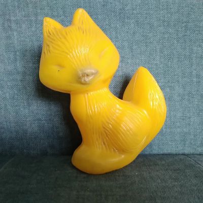 Лот: 22223658. Фото: 1. Игрушка СССР. Лисёнок. Пластик... Игрушки