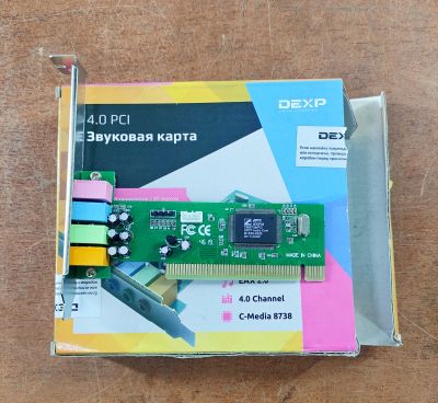 Лот: 21544294. Фото: 1. Звуковая карта PCI. Звуковые карты