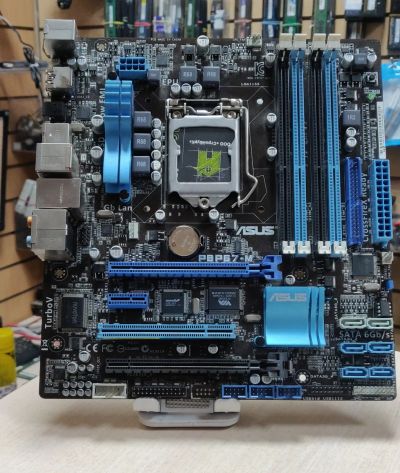 Лот: 21059818. Фото: 1. Мат. плата ASUS P8P67-M/LGA1155... Материнские платы