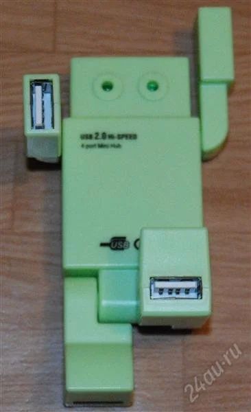 Лот: 1395226. Фото: 1. USB-разветвитель «Робот». Сувенирные мелочи