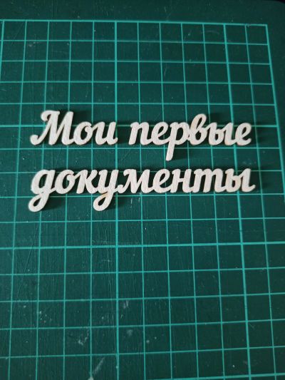 Лот: 19299879. Фото: 1. Надпись "мои первые документы... Другое (творчество)