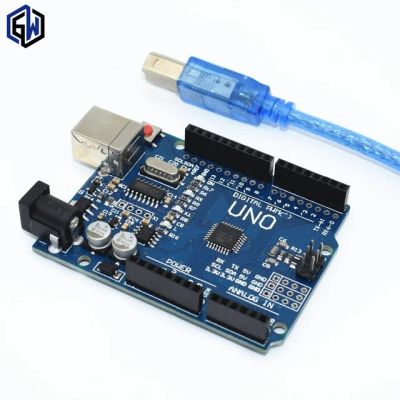 Лот: 9284708. Фото: 1. Arduino UNO R3 (ATmega328p + CH340G... Микроконтроллеры