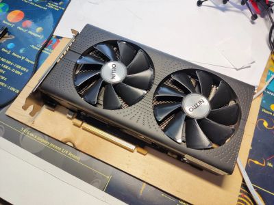 Лот: 19477574. Фото: 1. Видеокарта Sapphire Nitro RX 470... Видеокарты