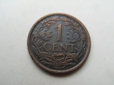 Лот: 10815811. Фото: 1. Нидерланды 1 цент 1922. Европа