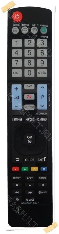 Лот: 10959741. Фото: 1. Пульт LG AKB73615307. Новый! Гарантия... Пульты ДУ