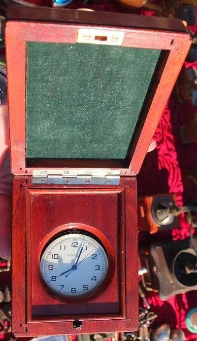 Лот: 15242855. Фото: 1. часы палубные Полет, в коробке. Оригинальные наручные часы