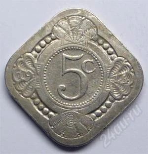 Лот: 75398. Фото: 1. Нидерланды. 5 центов 1914г. Оккупация... Европа