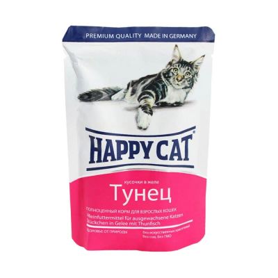 Лот: 10399145. Фото: 1. Корм Happy Cat Для Кошек Тунец... Корма
