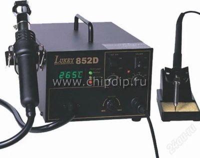 Лот: 1612265. Фото: 1. паяльная станция luckey 852D. Радиолюбительский инструмент