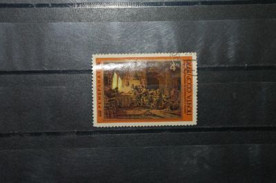 Лот: 4206637. Фото: 1. марка с рубля СССР - живопись... Марки