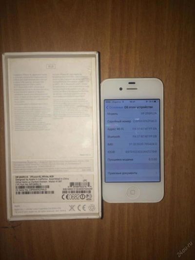 Лот: 6687109. Фото: 1. Iphone 4s 8G. Смартфоны