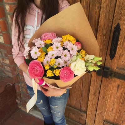 Лот: 8004319. Фото: 1. Сборный букет. Цветы на Щорса... Свежие цветы
