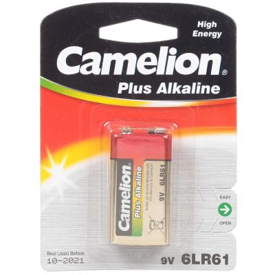 Лот: 24120127. Фото: 1. Батарейка Camelion, 9V (6LR61... Батарейки, аккумуляторы, элементы питания