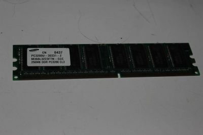 Лот: 3245353. Фото: 1. DDR1 Samsung 256MB 400MHz PC-3200. Оперативная память