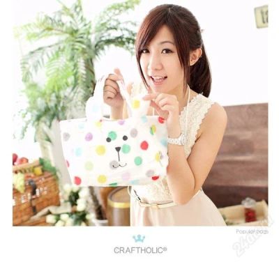 Лот: 2297417. Фото: 1. миленькая летняя сумка craftholic. Сумки