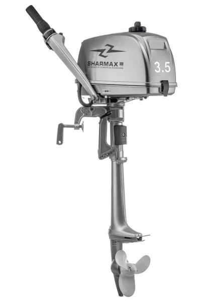 Лот: 25432390. Фото: 1. 2х-тактный лодочный мотор SHARMAX... Лодочные моторы