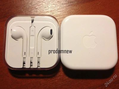 Лот: 2550487. Фото: 1. apple earpods with remote and... Красноярск