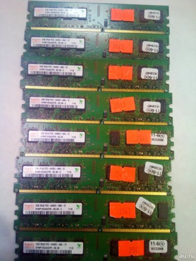 Лот: 12813666. Фото: 1. Память DDR2 2Gb Hunix PC6400. Оперативная память