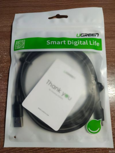 Лот: 15193506. Фото: 1. Ugreen кабель Usb - USB type-C... Дата-кабели, переходники