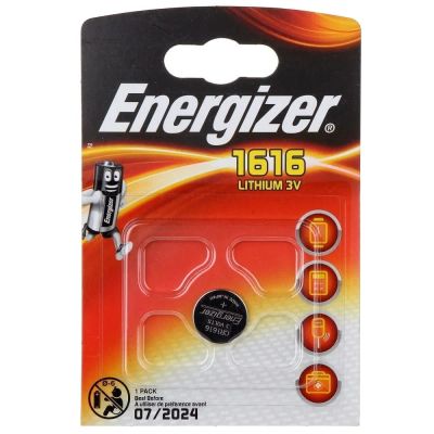 Лот: 21515254. Фото: 1. CR1616 Energizer BL1 14280. Батарейки, аккумуляторы, элементы питания