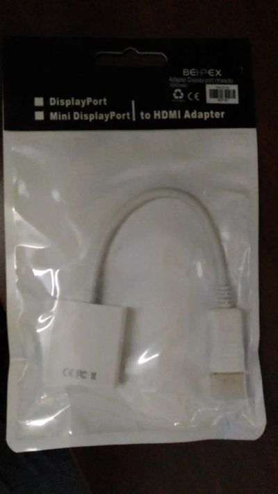 Лот: 7746792. Фото: 1. Behpex DisplayPort to HDMI. Шлейфы, кабели, переходники