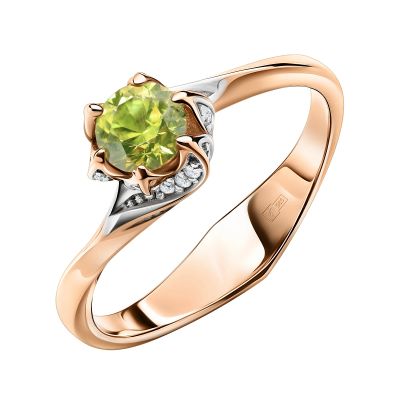 Лот: 23782645. Фото: 1. Кольцо TALANT из золота с бриллиантами. Кольца, перстни