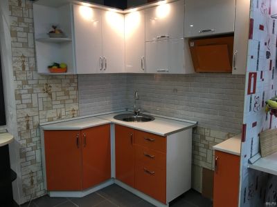 Лот: 13798540. Фото: 1. Угловой кухонный гарнитур 1,3м... Кухонные гарнитуры