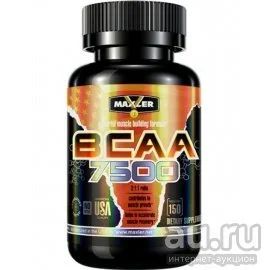 Лот: 9001632. Фото: 1. bcaa 7500 maxler 150 сарsules... Спортивное питание, витамины