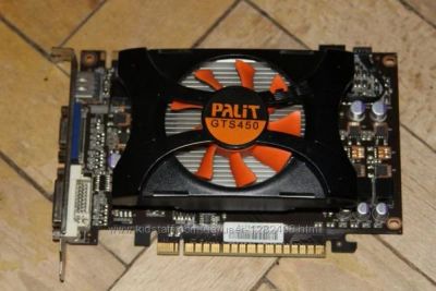 Лот: 10874200. Фото: 1. Palit GeForce GTS 450 783Mhz PCI-E... Видеокарты