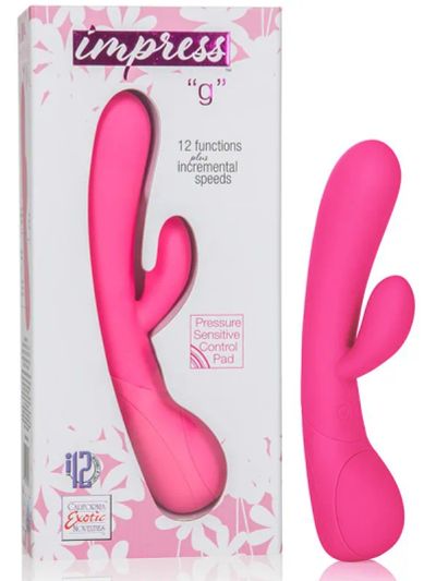 Лот: 22068657. Фото: 1. Вибромассажер Impress “g” со стимуляцией... Игрушки