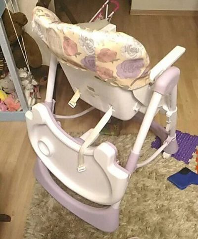 Лот: 11612246. Фото: 1. Стульчик для кормления happy baby. Столики, стулья, парты