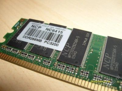 Лот: 59899. Фото: 1. Память DDR 256Mb PC 3200 400Mhz. Красноярск