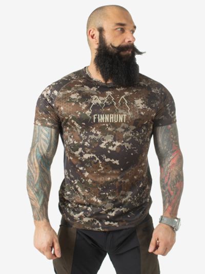 Лот: 22848887. Фото: 1. Футболка FINNHUNT Mesh T-shirt... Другое (спортивная одежда)