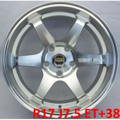 Лот: 5264722. Фото: 1. Rays TE37 R17 J7,5 ET+38 5x114... Диски