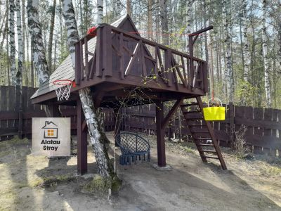 Лот: 20357431. Фото: 1. Детский домик на дереве. Беседки