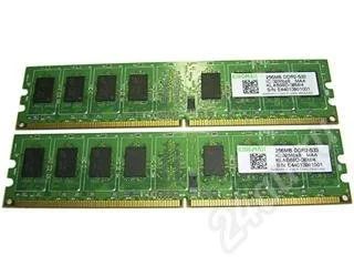Лот: 7292. Фото: 1. Память DDR2 2x256. Красноярск