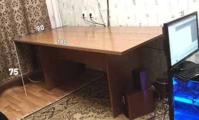 Лот: 9534199. Фото: 1. Стол 180х90х75. Компьютерные и письменные столы