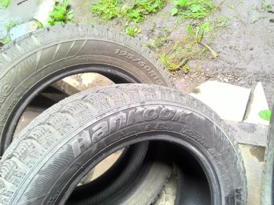 Лот: 10140014. Фото: 1. Hankook w409 195/60/R15. Шины