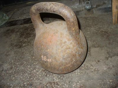 Лот: 7396771. Фото: 1. гиря 16 кг. Гири