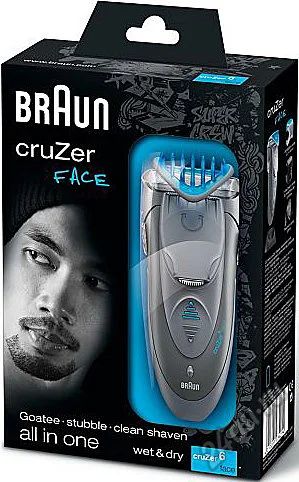 Лот: 5725611. Фото: 1. Электробритва Braun cruZer 6 Face. Укладка и стрижка волос, бритьё, эпиляция
