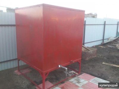 Лот: 13007713. Фото: 1. Бак 2 куба. Красный. Баки, ёмкости