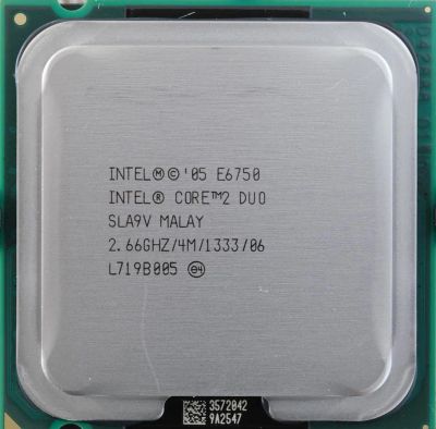 Лот: 8597529. Фото: 1. Intel Core 2 Duo E6750 Conroe... Процессоры