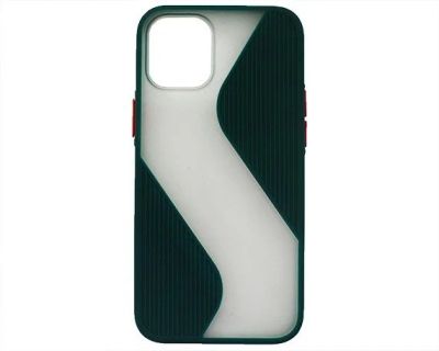 Лот: 20886977. Фото: 1. Чехол iPhone 12 Mini ZigZag (зеленый... Чехлы, бамперы